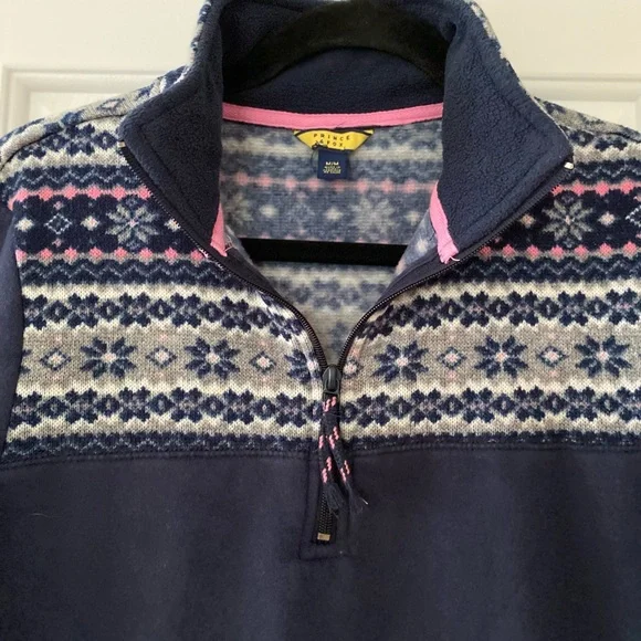 PRINCE & FOX Quarter Zip Pullover Sweatshirt size Med - Picture 4 of 6